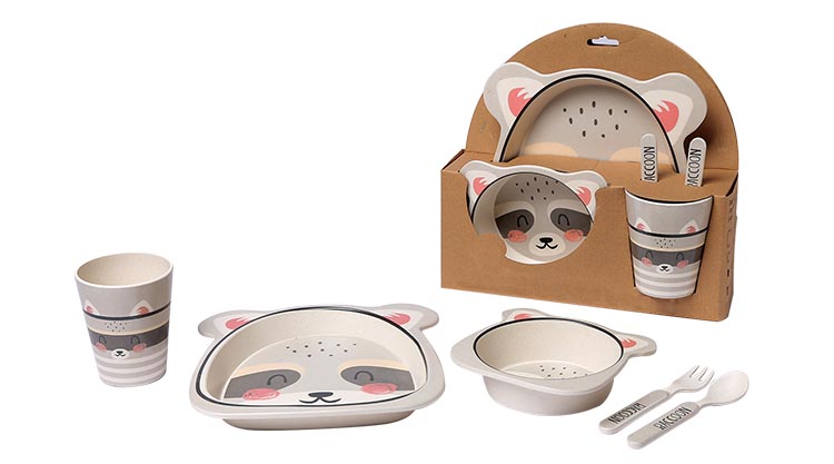 Kids Bamboo Dinnerware set