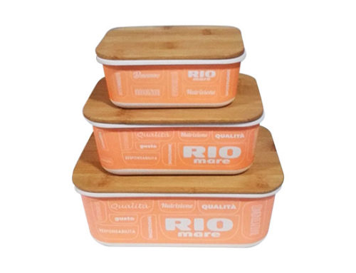 3pcs Set Eco Bamboo Containers
