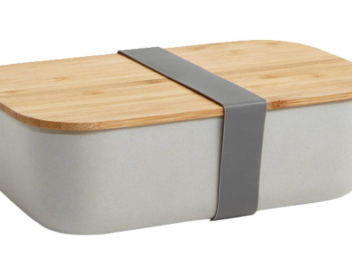 Recycled Bamboo Fiber Lunch Box With Bamboo Lid