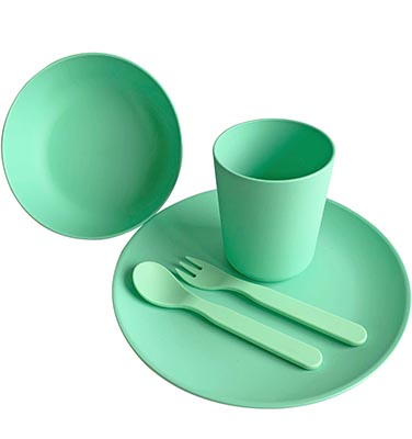 PLA kids dinnerware set