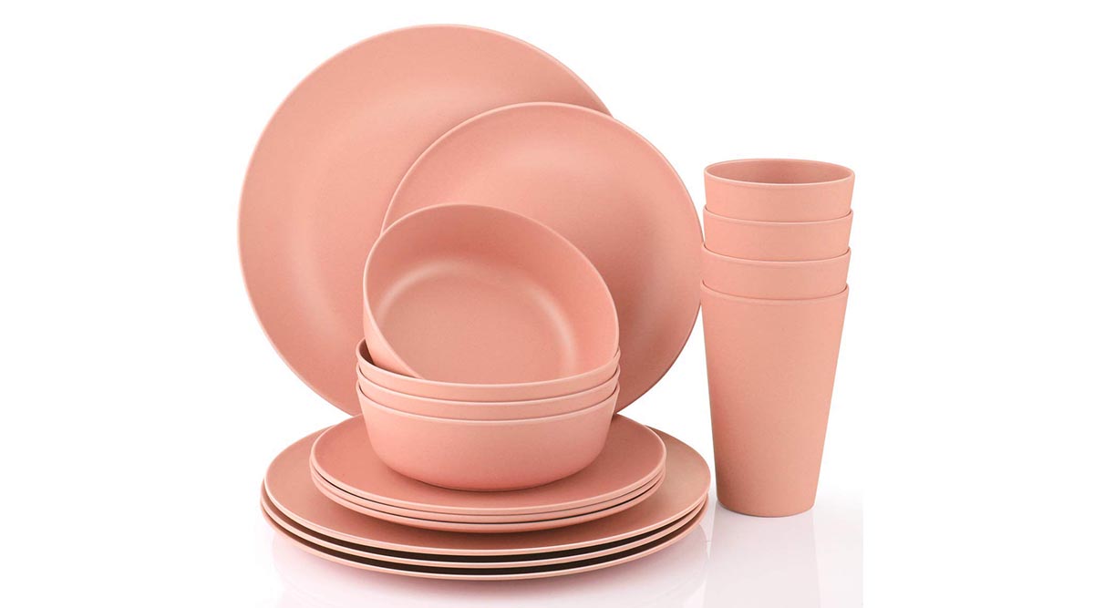 Eco Biodegradable 100% PLA Dinner Plate Set