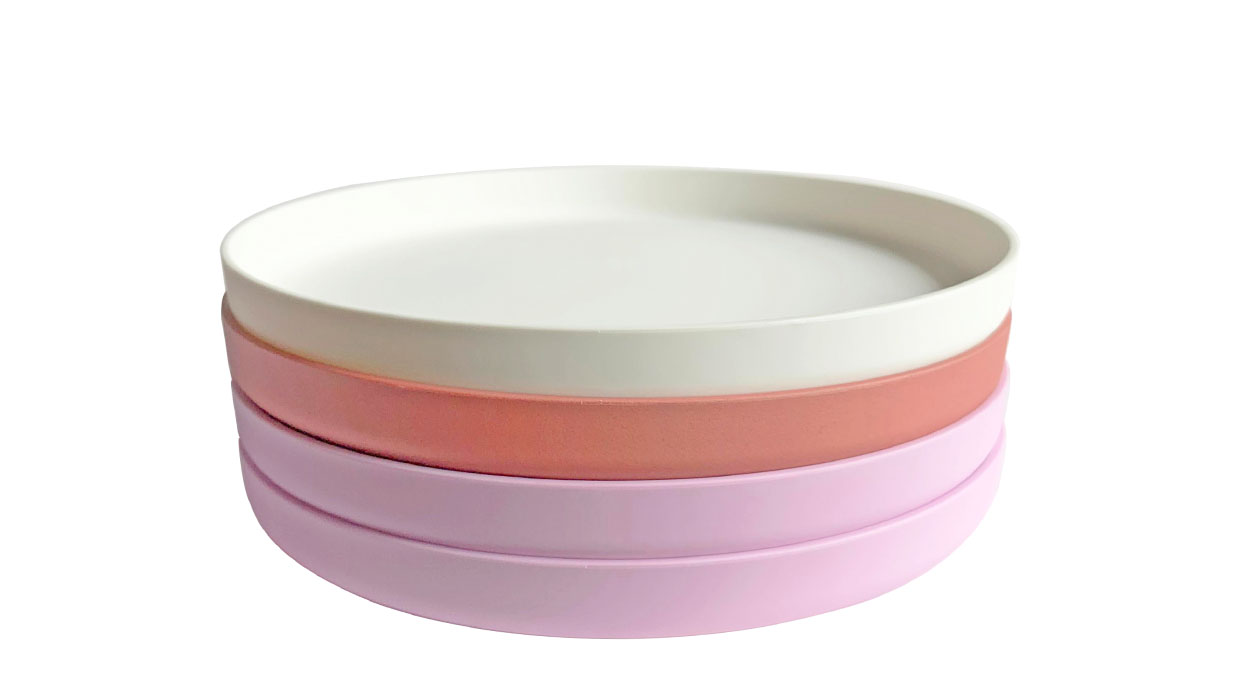 bio-plastic eco friendly PLA kids plate set