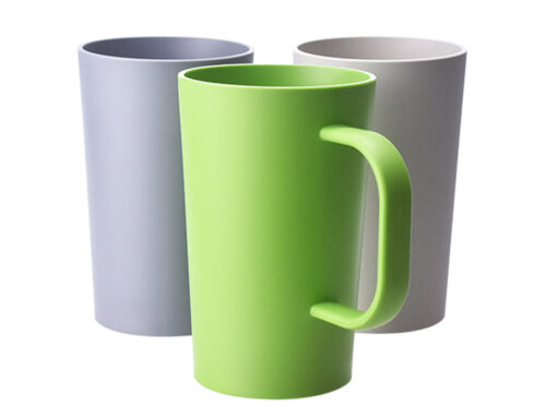 400ML Eco Friendly PLA Resuable Drinking Water Cup With Handle