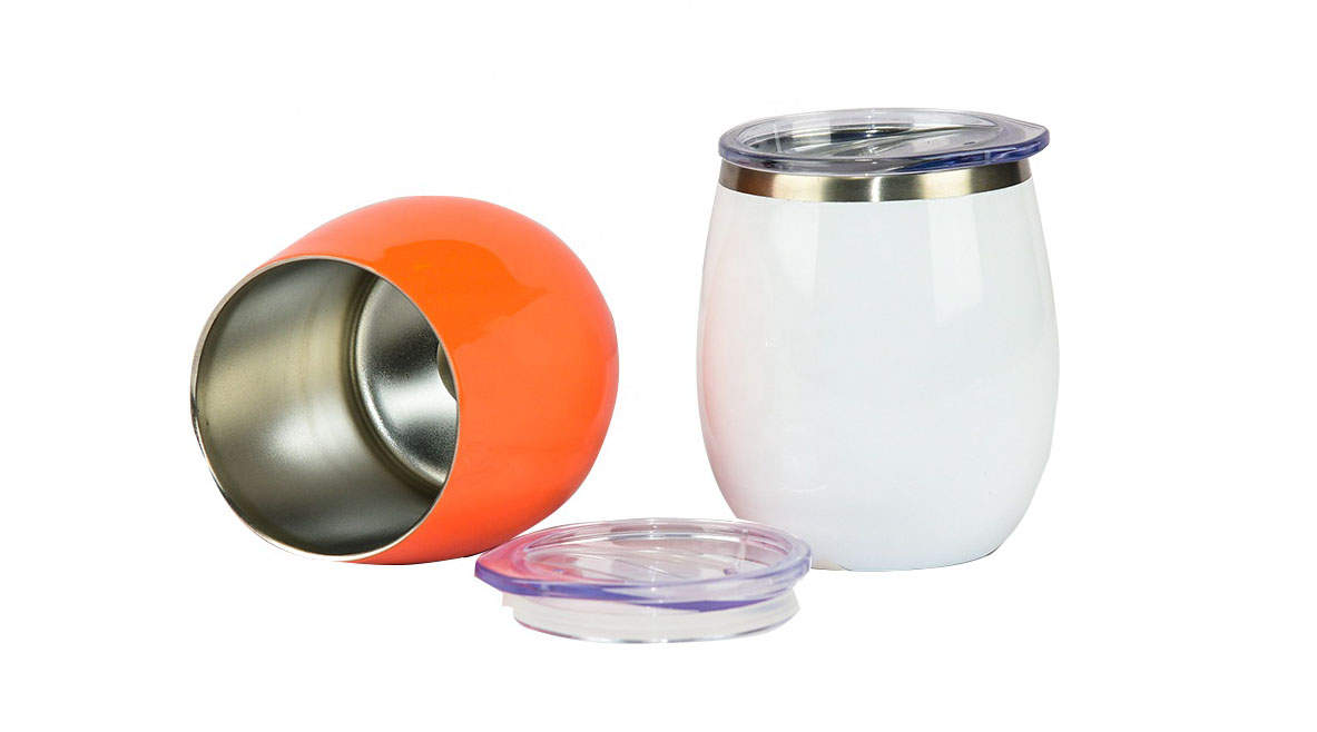 Stainless Steel Cup With Lid Opening Apart