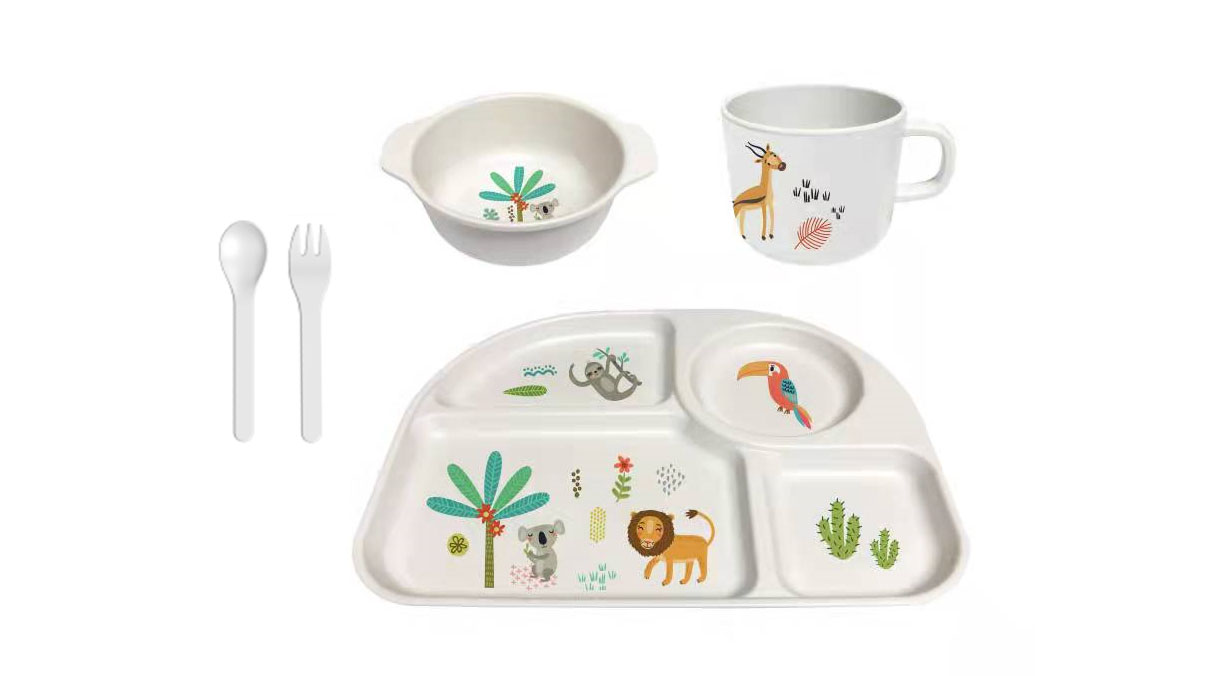 5pcs Custom Dinner Set with print