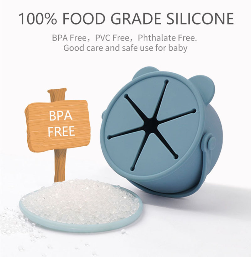 custom silicone reusable snack box