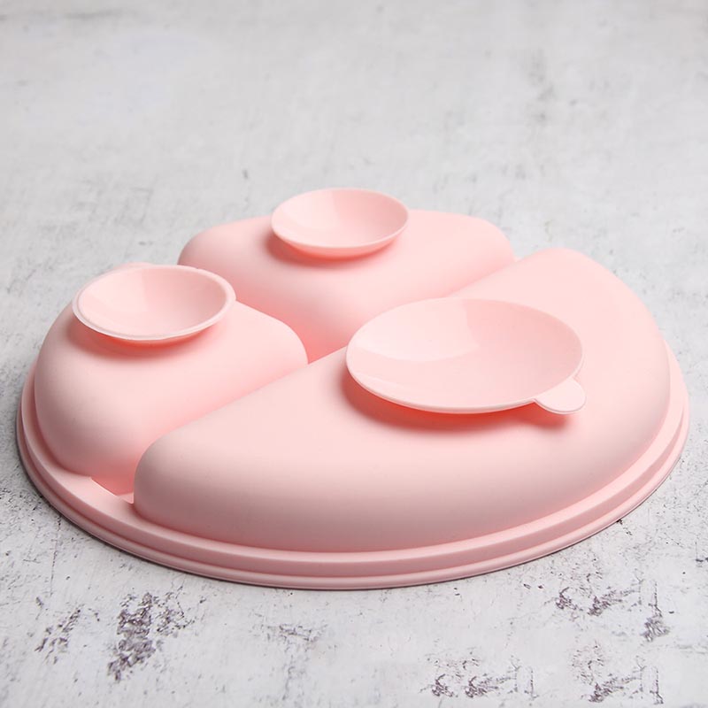 personalize silicone suction plate for kids