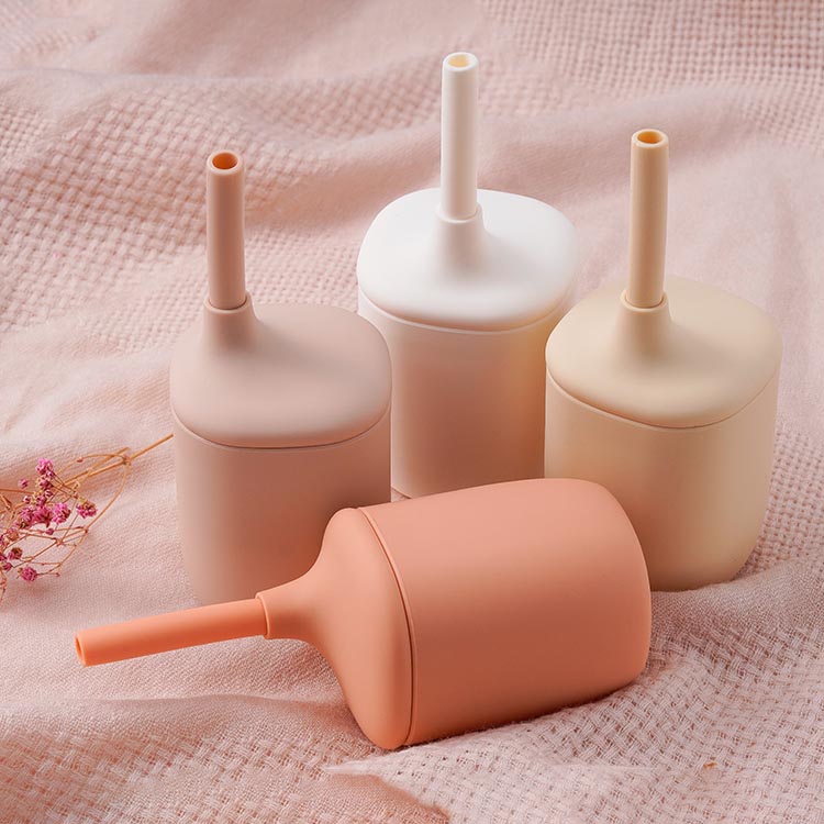 silicone straw sippy cup