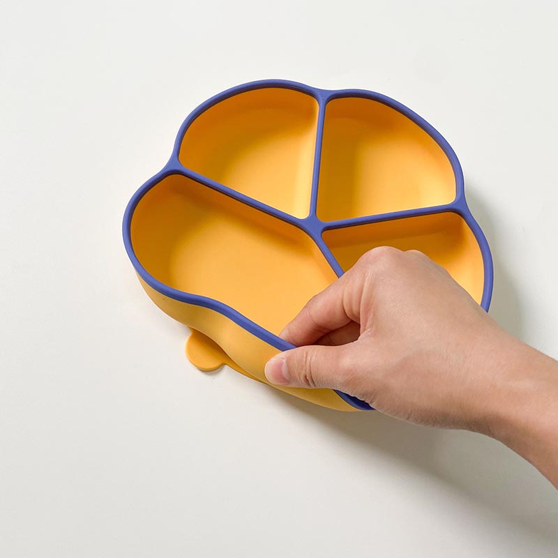 silicone suction divided plate