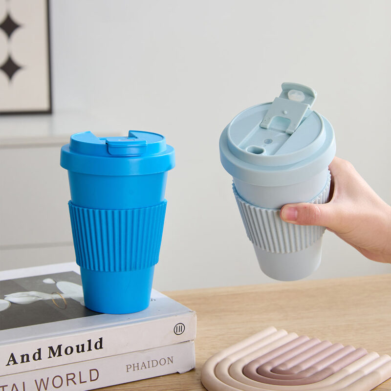 custom RPET coffee cup with lid