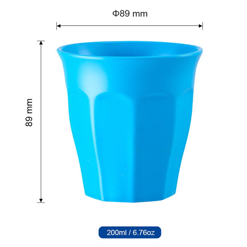 size of the RPET plastic cup