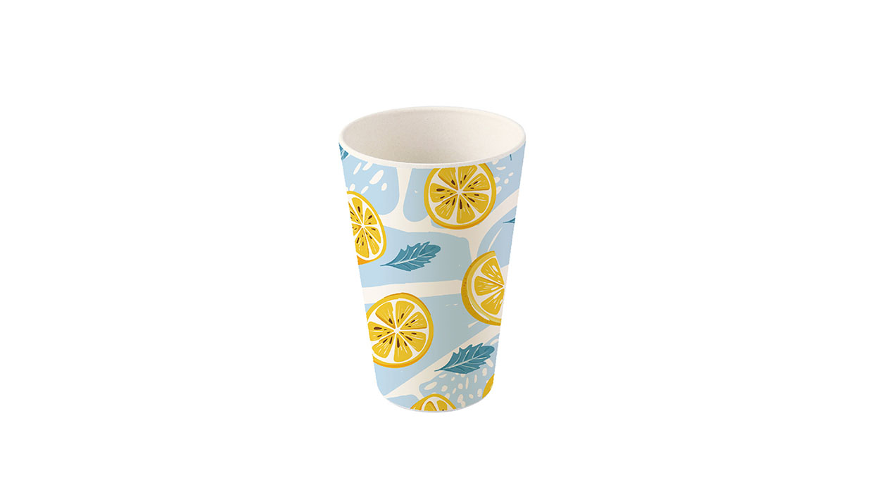 Plastic Drinking Cup with full print