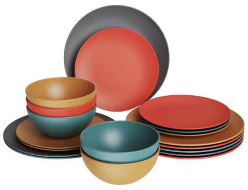 Post-consumer Plastic PET Plates and Bowls