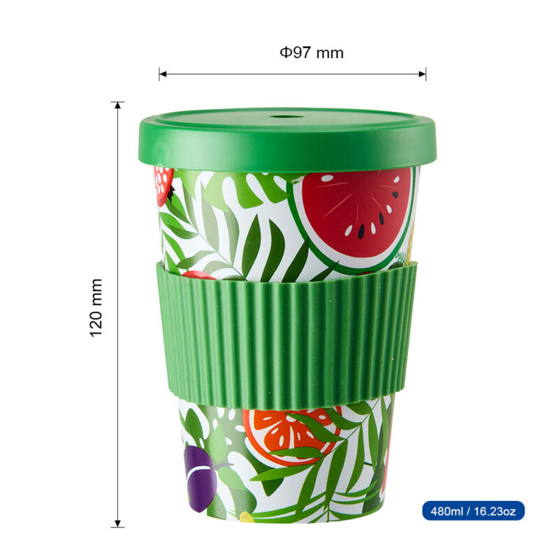 size informatin of the custom coffee cup