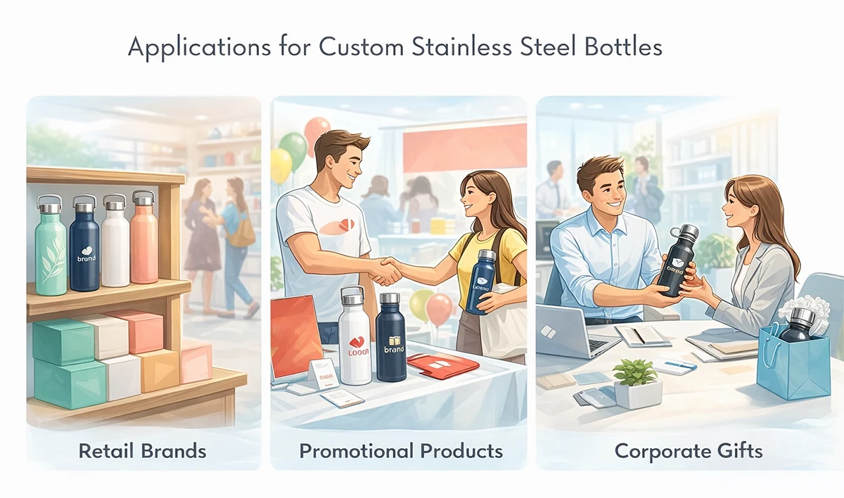 Applications for Custom Stainless Steel Bottles