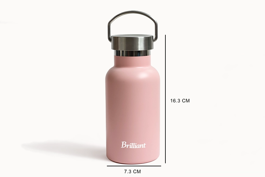Matte Insulated Stainless Steel Bottle Dimension