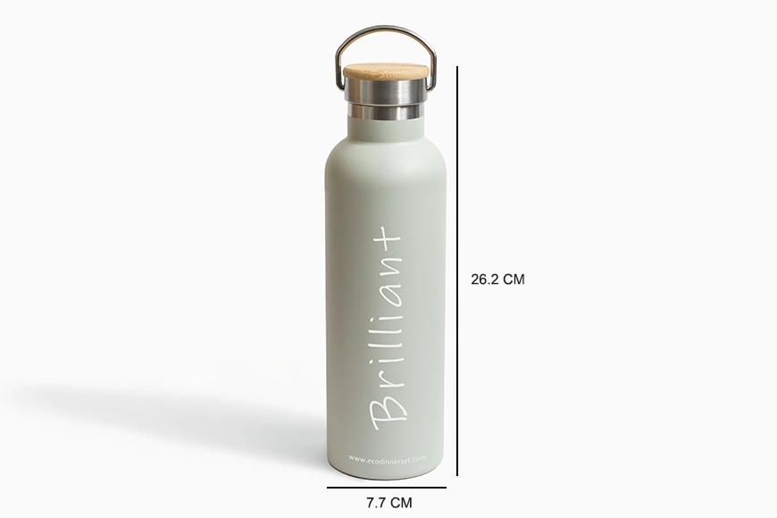 Insulated stainless steel bottle size and dimensions
