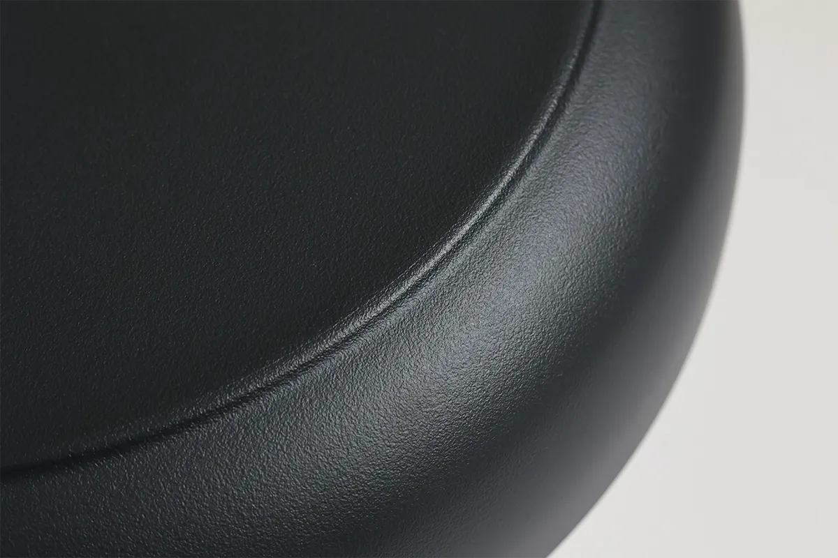 Matte textured exterior detail of recycled PET pasta bowl
