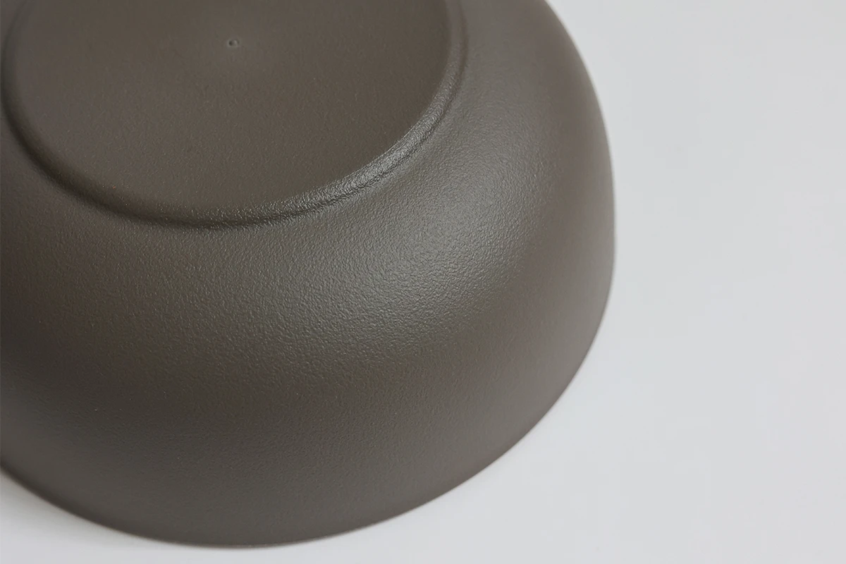 Recycled PET Rice Bowl Exterior Texture Close-Up