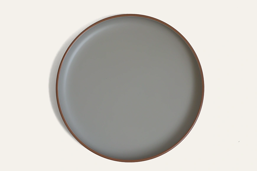 Azure Rim Matte Recycled PET Dinner Plate Dimensions